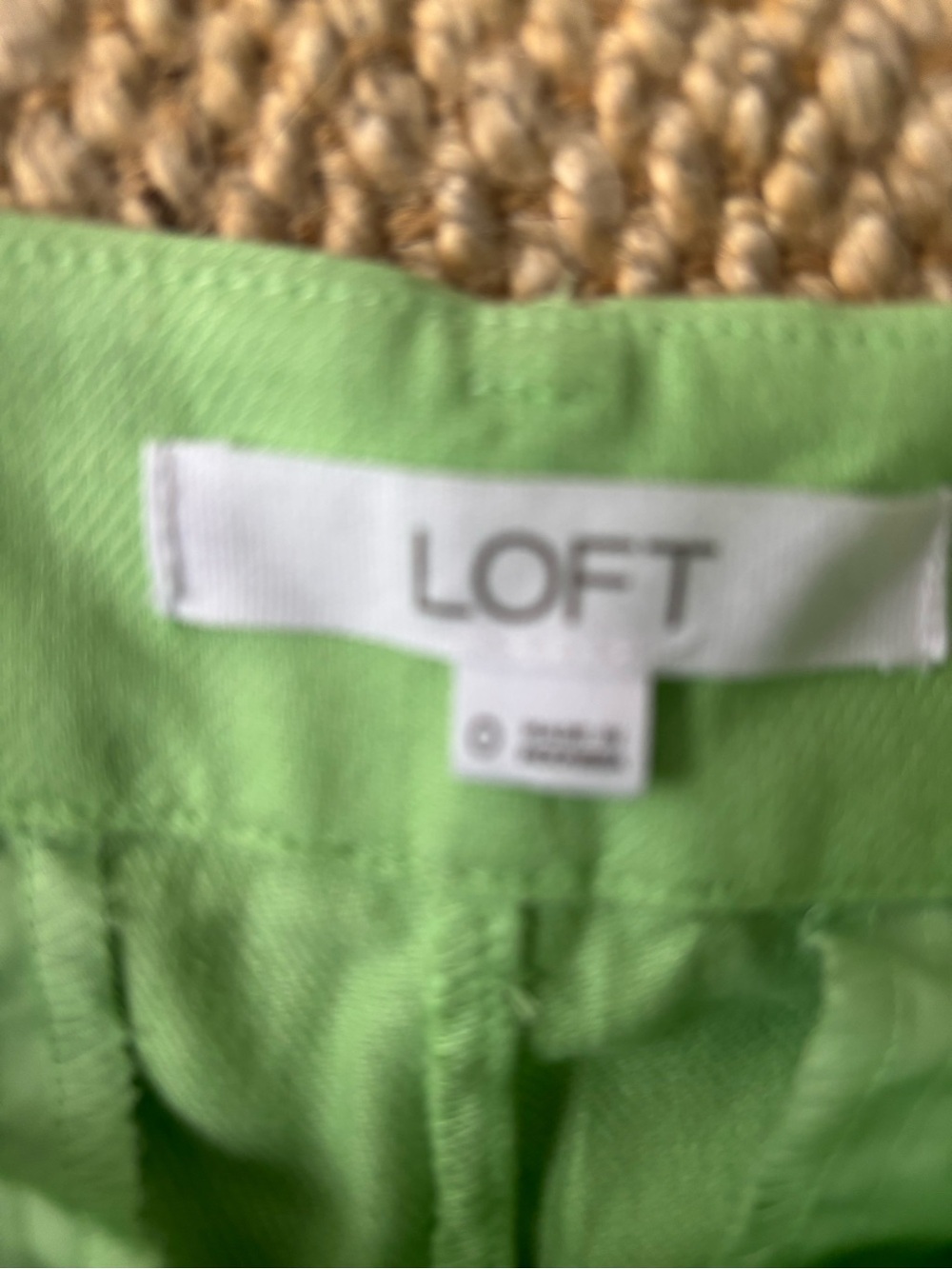 LOFT Light Mint Green Dress Pants - Picture 2 of 5